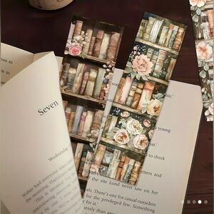 Brand New 32pcs Vintage Floral Bookmark Set